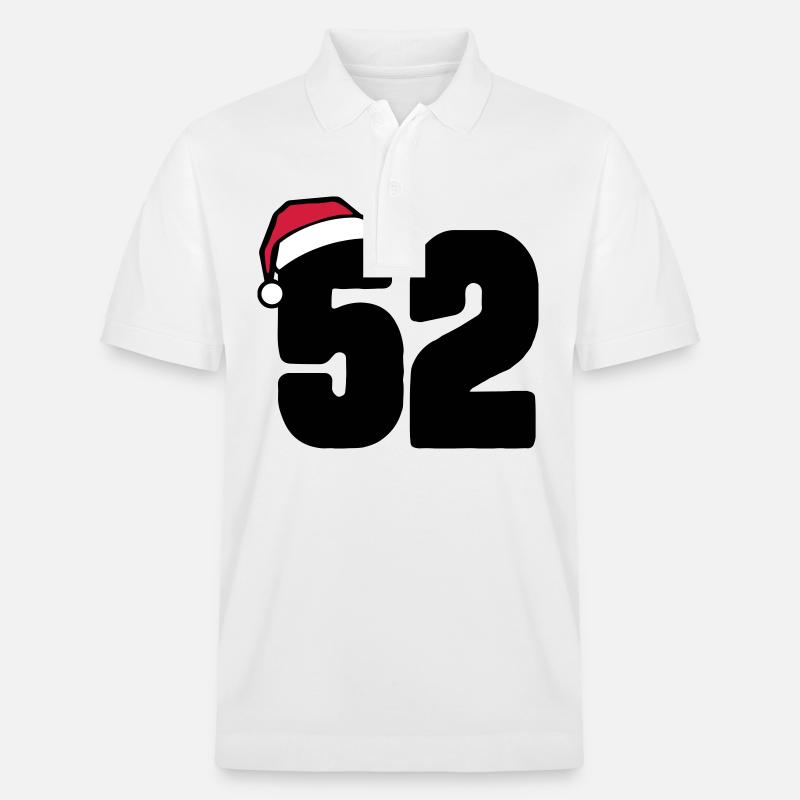 52 Numéro Noël - Polo PREPSTER bio Stanley/Stella Unisexe - blanc
