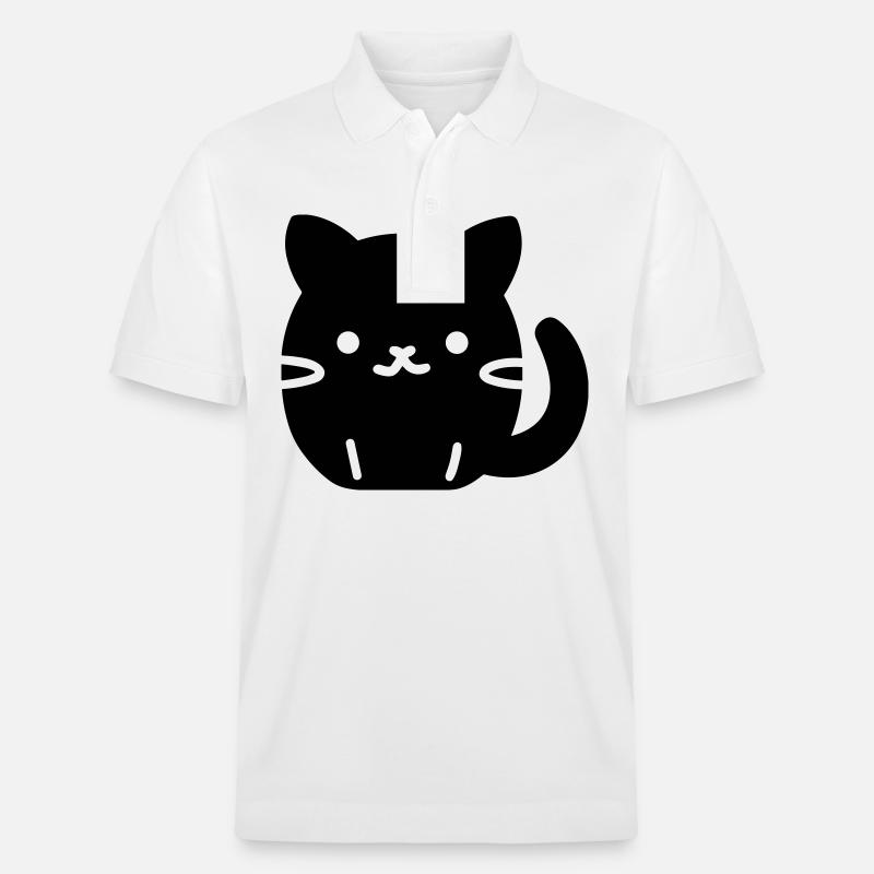 chat - Polo PREPSTER bio Stanley/Stella Unisexe - blanc