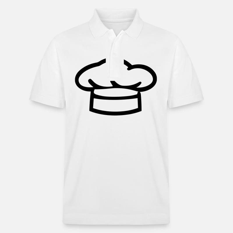 Toque Chef de cuisine - Polo PREPSTER bio Stanley/Stella Unisexe - blanc
