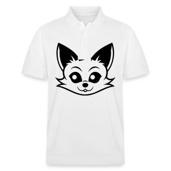 Fuchs - Stanley/Stella Unisex Bio-Poloshirt PREPSTER - Weiß - Vorne - Roxy (174cm) & Andy (188cm)
