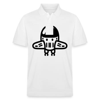 soucoupe volante - Polo PREPSTER bio Stanley/Stella Unisexe - blanc - Devant - Roxy (174cm) & Andy (188cm)