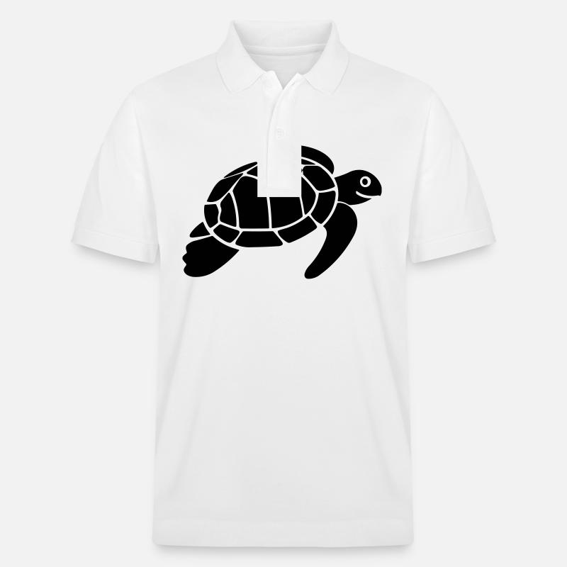 Schildkröte - Stanley/Stella Unisex Bio-Poloshirt PREPSTER - Weiß