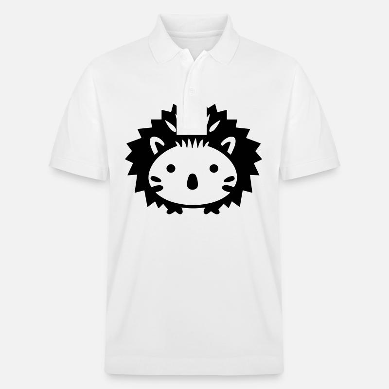 Igel - Stanley/Stella Unisex Bio-Poloshirt PREPSTER - Weiß