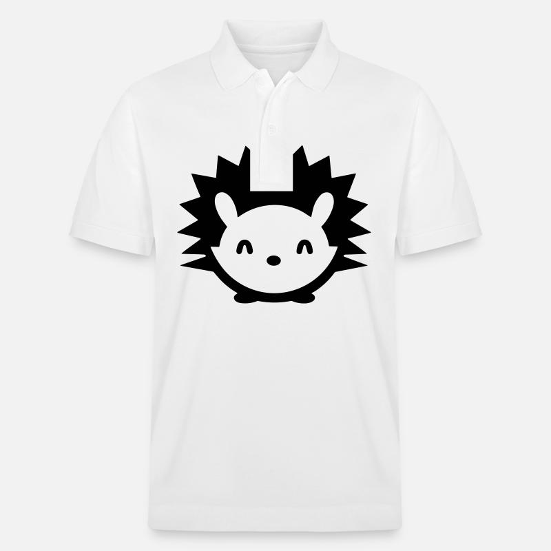 Igel - Stanley/Stella Unisex Bio-Poloshirt PREPSTER - Weiß