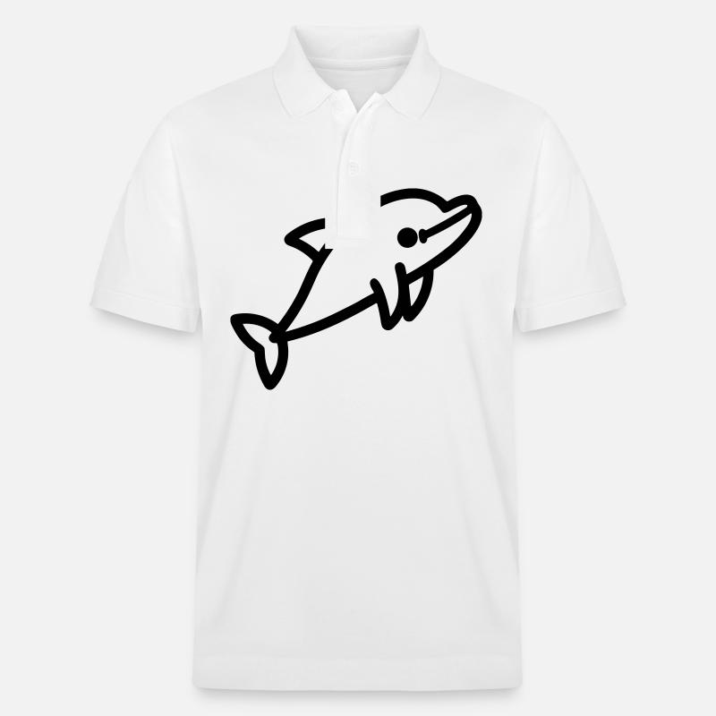dauphin - Polo PREPSTER bio Stanley/Stella Unisexe - blanc