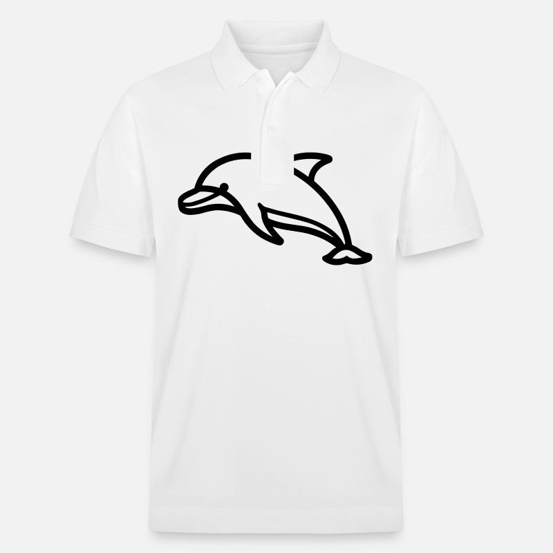 dauphin - Polo PREPSTER bio Stanley/Stella Unisexe - blanc