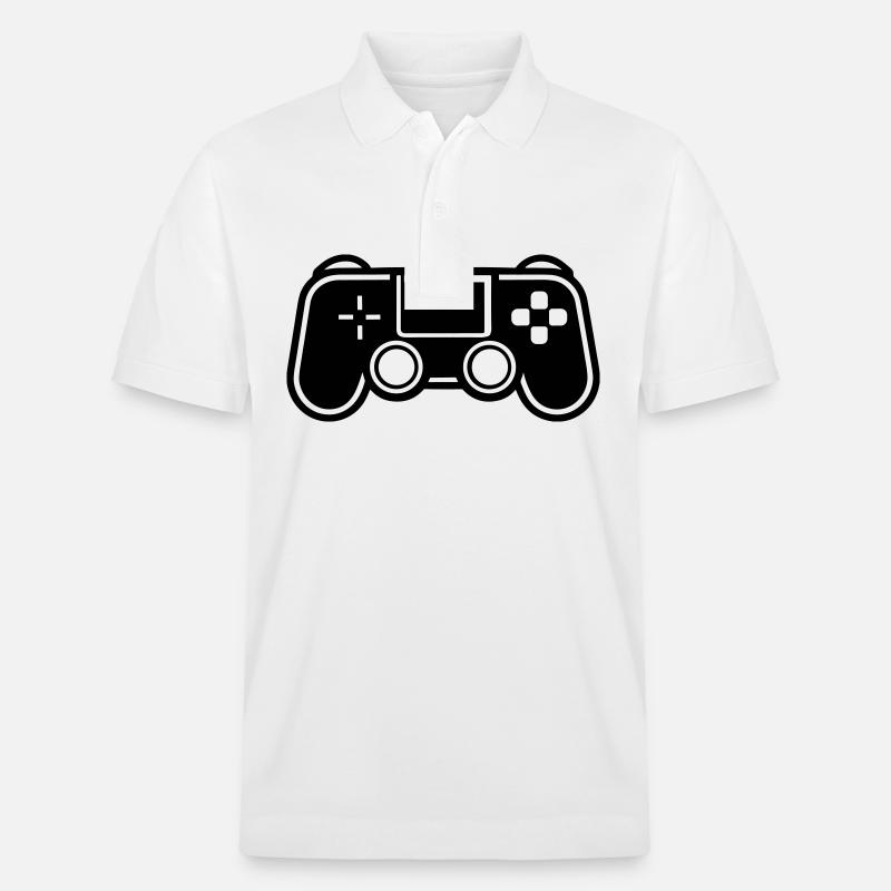 Controller für Videospiele - Stanley/Stella Unisex Bio-Poloshirt PREPSTER - Weiß