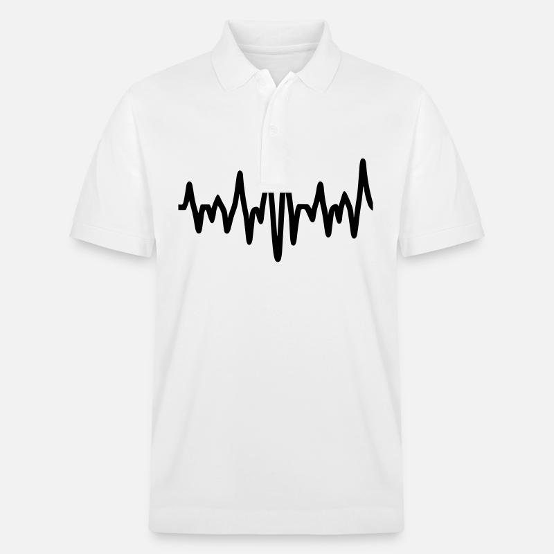 Fréquence - Polo PREPSTER bio Stanley/Stella Unisexe - blanc