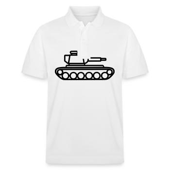 tank - Stanley/Stella Unisex Organic Polo Shirt PREPSTER - white - Front - Roxy (174cm) & Andy (188cm)