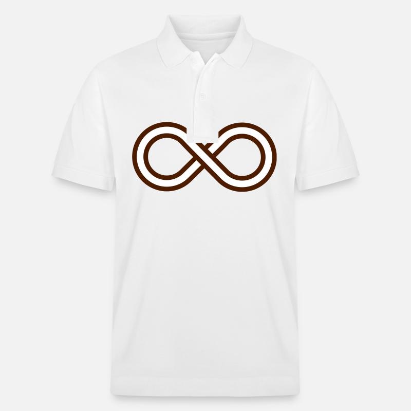 Infinity loop - Polo PREPSTER bio Stanley/Stella Unisexe - blanc