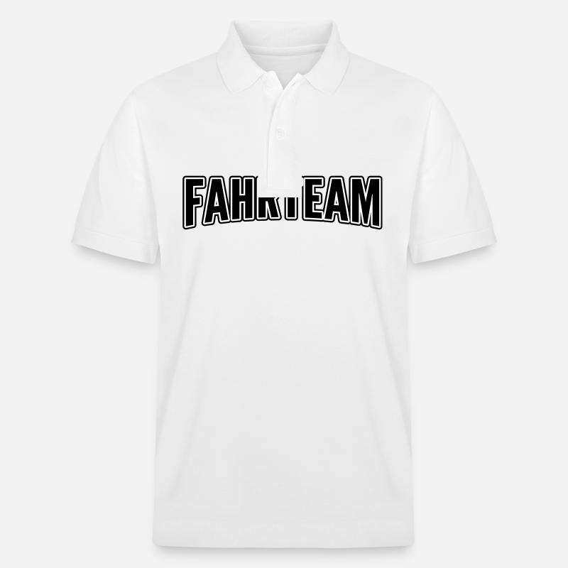 Fahrteam - Stanley/Stella Unisex Bio-Poloshirt PREPSTER - Weiß
