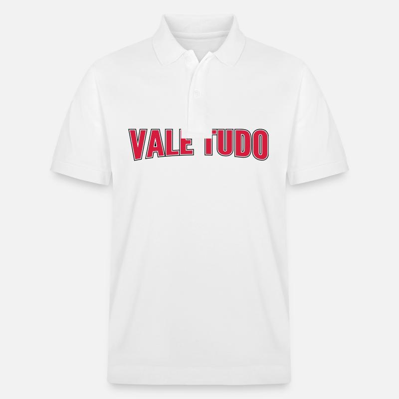 vale tudo - Stanley/Stella Unisex Bio-Poloshirt PREPSTER - Weiß