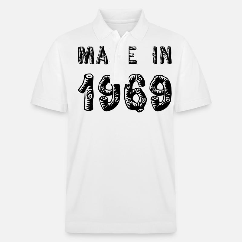 Made in 1969 - Stanley/Stella Unisex Bio-Poloshirt PREPSTER - Weiß
