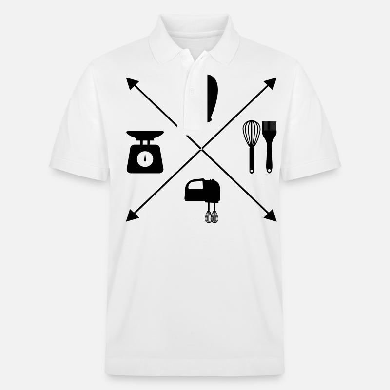Backen - Stanley/Stella Unisex Bio-Poloshirt PREPSTER - Weiß
