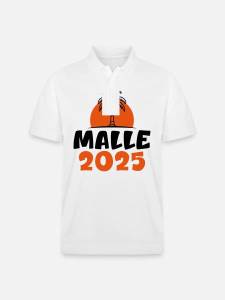 Malle 2025 - Stanley/Stella Unisex Bio-Poloshirt PREPSTER - Weiß