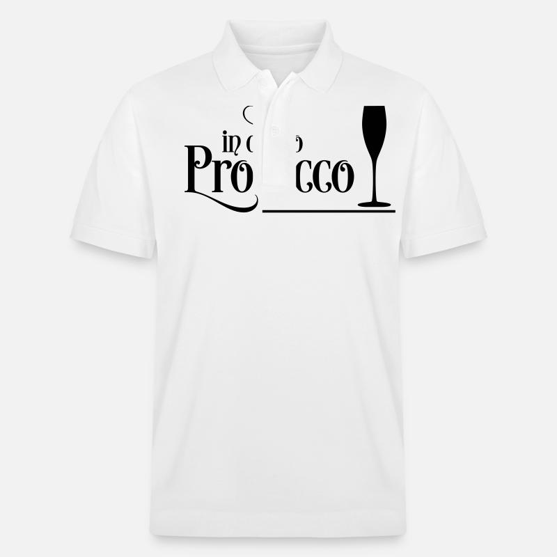 Prosecco - Stanley/Stella Unisex Bio-Poloshirt PREPSTER - Weiß