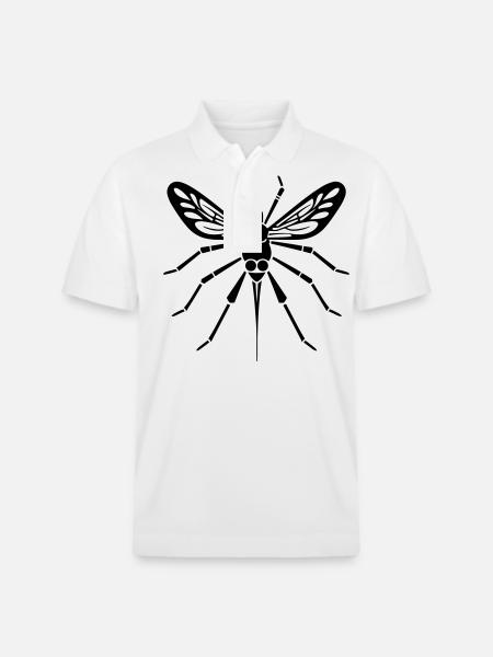 mosquito - Stanley/Stella Unisex Organic Polo Shirt PREPSTER - white