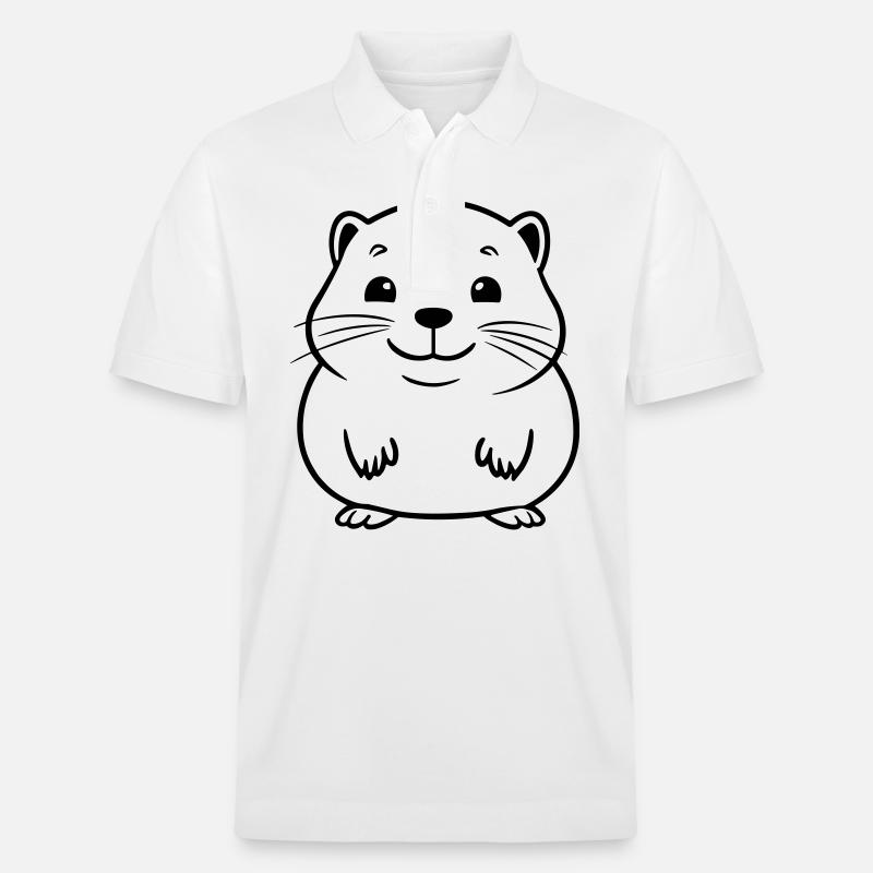 Murmeltier - Stanley/Stella Unisex Bio-Poloshirt PREPSTER - Weiß