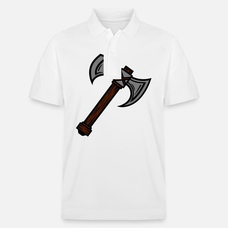 Axt Element - Stanley/Stella Unisex Bio-Poloshirt PREPSTER - Weiß