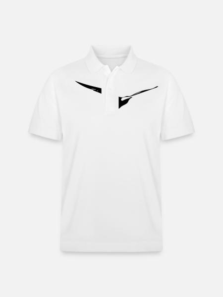 Vintage fiskmås i flykt - Ekologisk pikétröja PREPSTER unisex från Stanley/Stella - vit