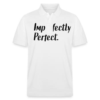 Imparfaitement parfait - Polo PREPSTER bio Stanley/Stella Unisexe - blanc - Devant - Roxy (174cm) & Andy (188cm)