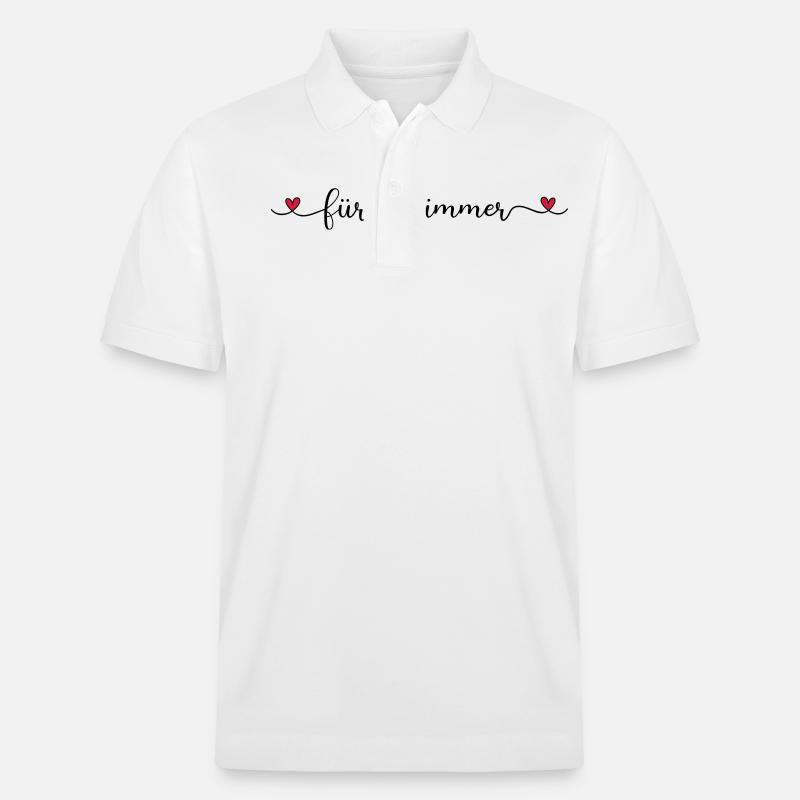 für immer - Stanley/Stella Unisex Bio-Poloshirt PREPSTER - Weiß