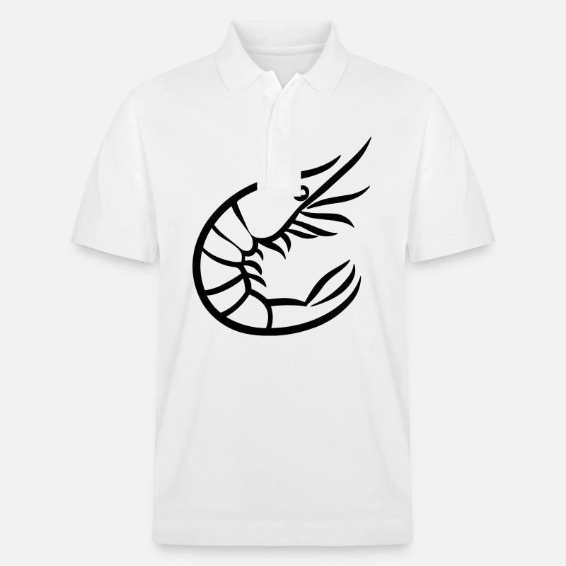 Garnele - Stanley/Stella Unisex Bio-Poloshirt PREPSTER - Weiß