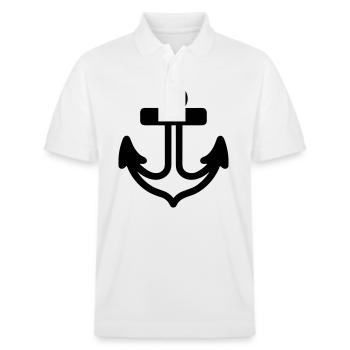 Anchor - Stanley/Stella Unisex Organic Polo Shirt PREPSTER - white - Front - Roxy (174cm) & Andy (188cm)