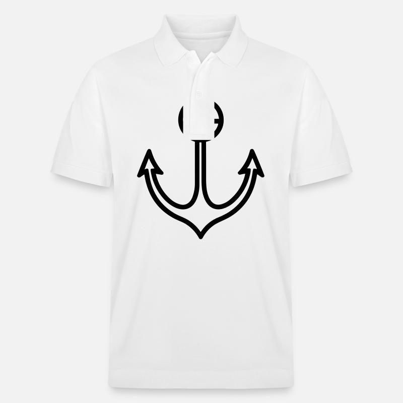 Anker - Stanley/Stella Unisex Bio-Poloshirt PREPSTER - Weiß
