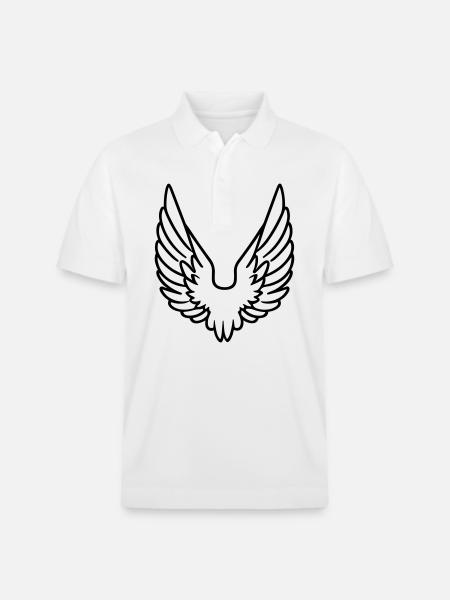 Engelsflügel - Stanley/Stella Unisex Bio-Poloshirt PREPSTER - Weiß
