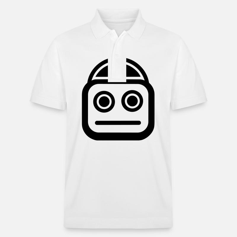 Kleiner Roboter - Stanley/Stella Unisex Bio-Poloshirt PREPSTER - Weiß