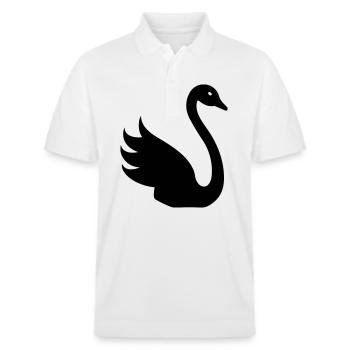 Cygne - Polo PREPSTER bio Stanley/Stella Unisexe - blanc - Devant - Roxy (174cm) & Andy (188cm)