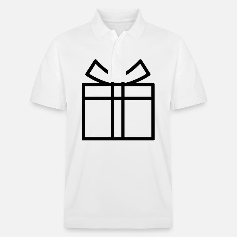 Petite boite cadeau - Polo PREPSTER bio Stanley/Stella Unisexe - blanc