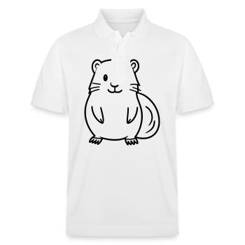 Marmot - Stanley/Stella Unisex Organic Polo Shirt PREPSTER - white - Front - Roxy (174cm) & Andy (188cm)