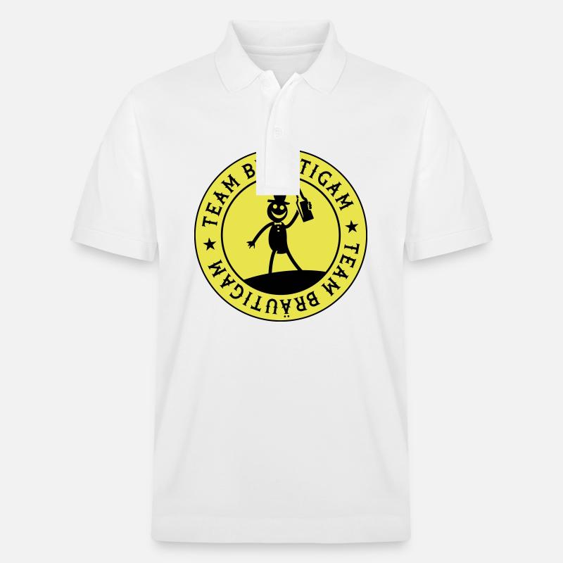Équipe du marié de mariage - Polo PREPSTER bio Stanley/Stella Unisexe - blanc