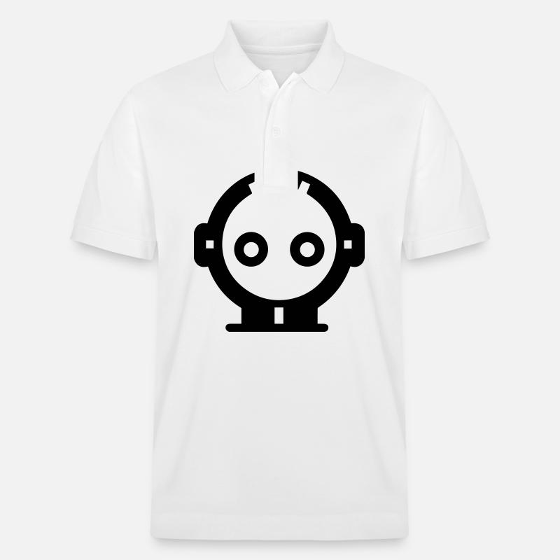 Kleiner Roboter - Stanley/Stella Unisex Bio-Poloshirt PREPSTER - Weiß