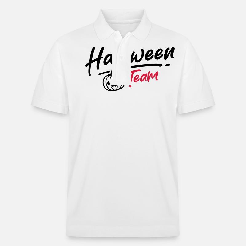 Halloween Team Party - Stanley/Stella Unisex Bio-Poloshirt PREPSTER - Weiß