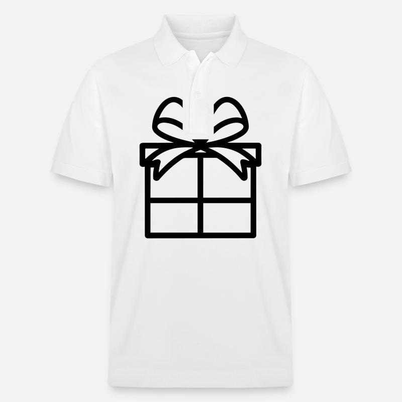 Kleine Geschenkbox - Stanley/Stella Unisex Bio-Poloshirt PREPSTER - Weiß