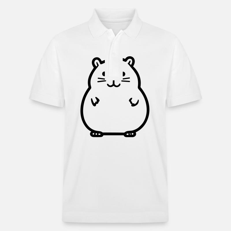 Murmeltier - Stanley/Stella Unisex Bio-Poloshirt PREPSTER - Weiß