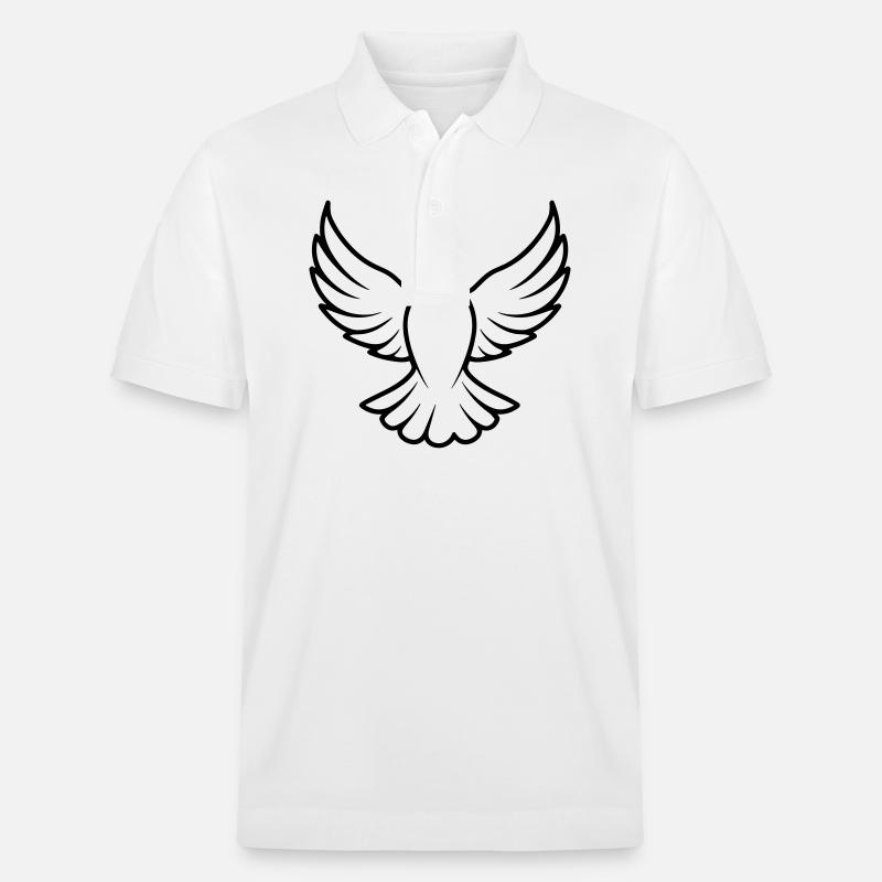 Taube - Stanley/Stella Unisex Bio-Poloshirt PREPSTER - Weiß