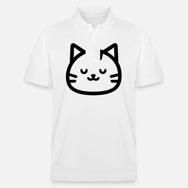 chat - Polo PREPSTER bio Stanley/Stella Unisexe - blanc