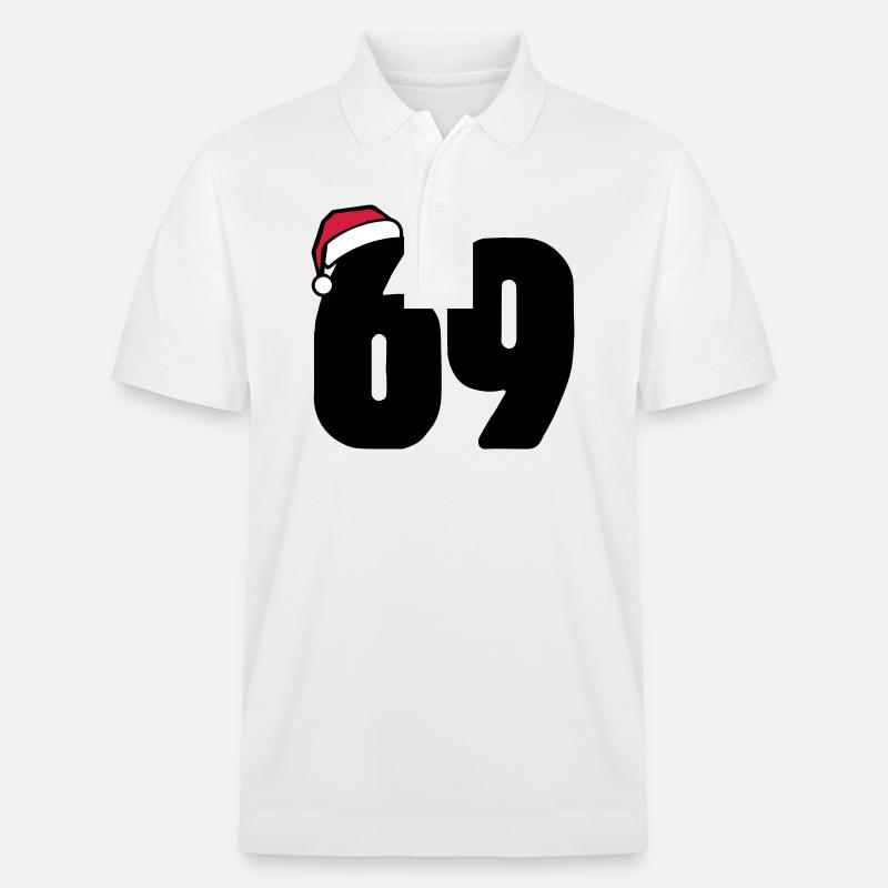 69 Numéro Noël - Polo PREPSTER bio Stanley/Stella Unisexe - blanc