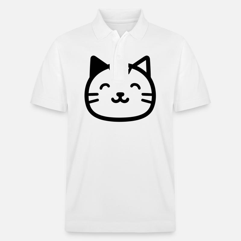chat - Polo PREPSTER bio Stanley/Stella Unisexe - blanc