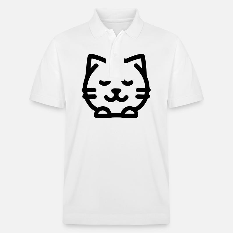 chat - Polo PREPSTER bio Stanley/Stella Unisexe - blanc