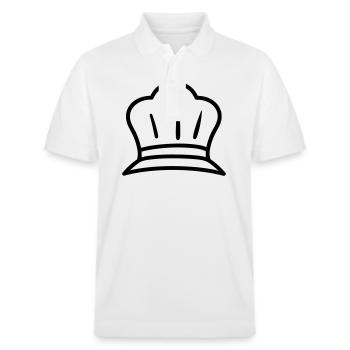 Toque Chef de cuisine - Polo PREPSTER bio Stanley/Stella Unisexe - blanc - Devant - Roxy (174cm) & Andy (188cm)