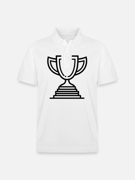 trophy - Stanley/Stella Unisex Organic Polo Shirt PREPSTER - white