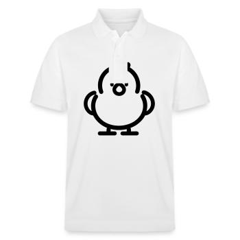 chick - Stanley/Stella Unisex Organic Polo Shirt PREPSTER - white - Front - Roxy (174cm) & Andy (188cm)