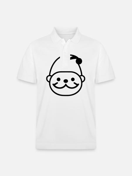 Kleiner Weihnachtsmann - Stanley/Stella Unisex Bio-Poloshirt PREPSTER - Weiß