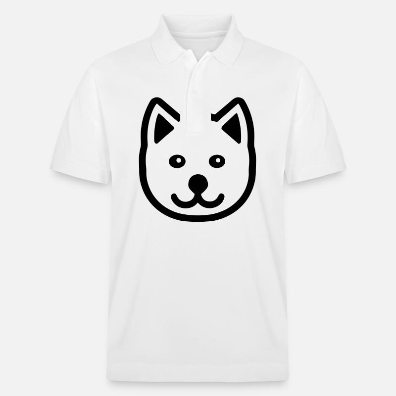 Chien - Polo PREPSTER bio Stanley/Stella Unisexe - blanc