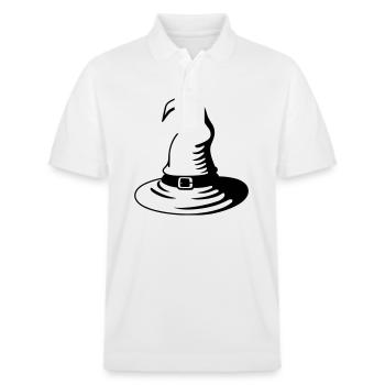 Magischer Hut - Stanley/Stella Unisex Bio-Poloshirt PREPSTER - Weiß - Vorne - Roxy (174cm) & Andy (188cm)